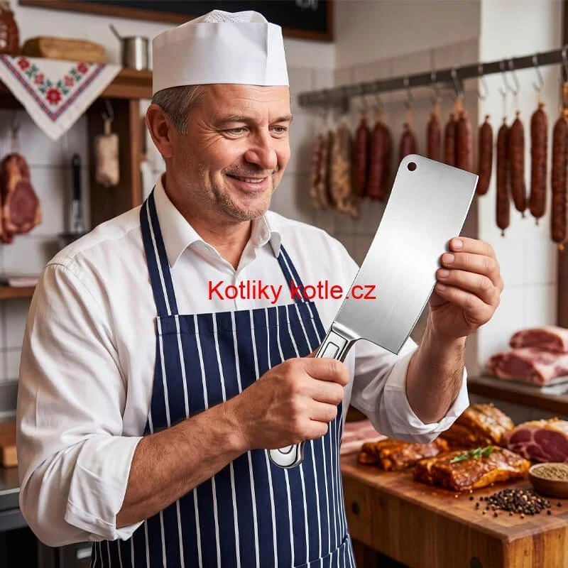 Celonerezový sekáč na maso 42,5 cm
