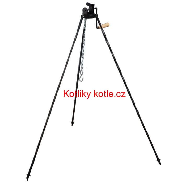 Stojan na kotlík s poistní kladkou 1,25 m VAR