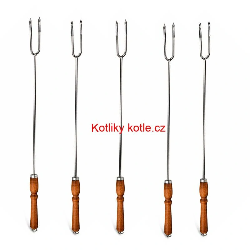 Vidličky na opékání 90 cm, 5 ks NEREZ