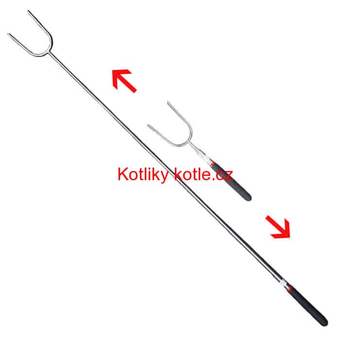 Vidlička na opékání 24,5 cm - 84,5 cm - teleskopická 1 ks