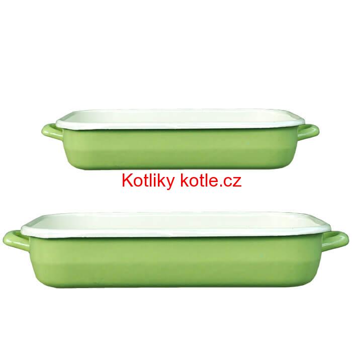 Smaltované pekáče GREEN 2 ks