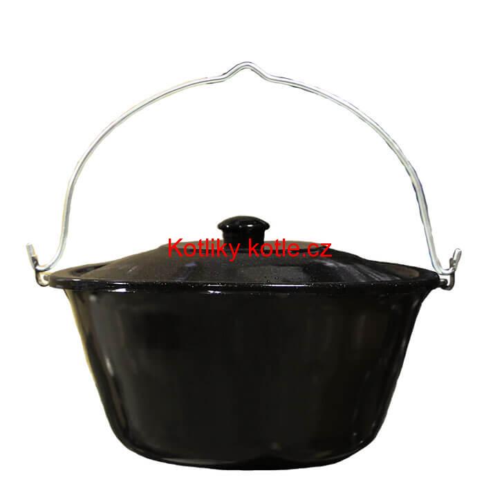 Smaltovaný kotlík 40 L + poklice