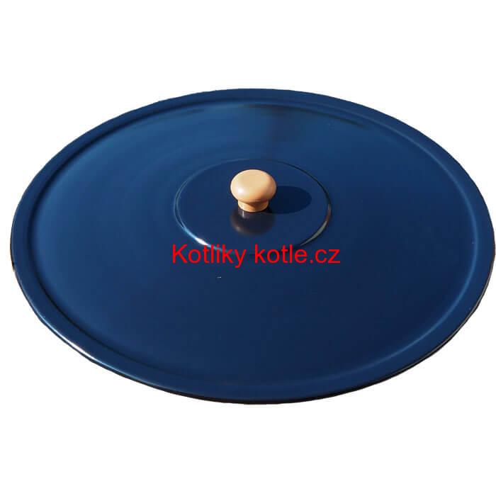 Smaltovaná poklice veliká 57 cm