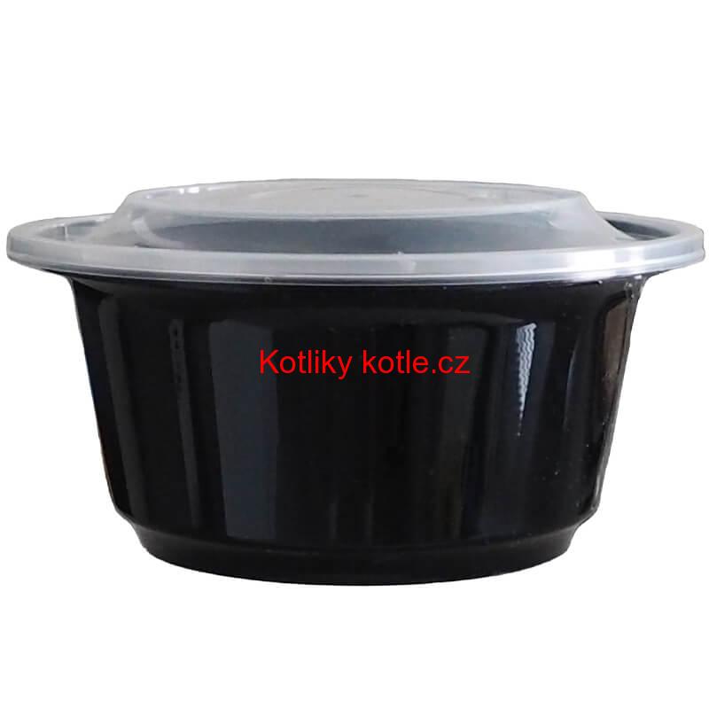 Plastový box (miska) na guláš + víčko 1000 ml