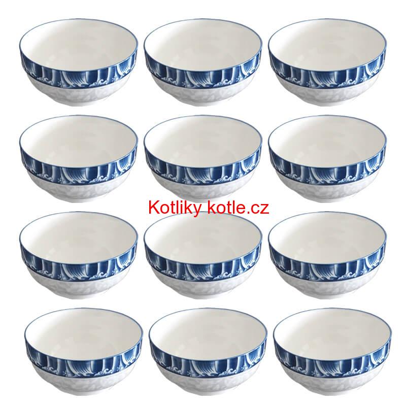 Keramické misky na servírování guláše 15 cm 12 ks