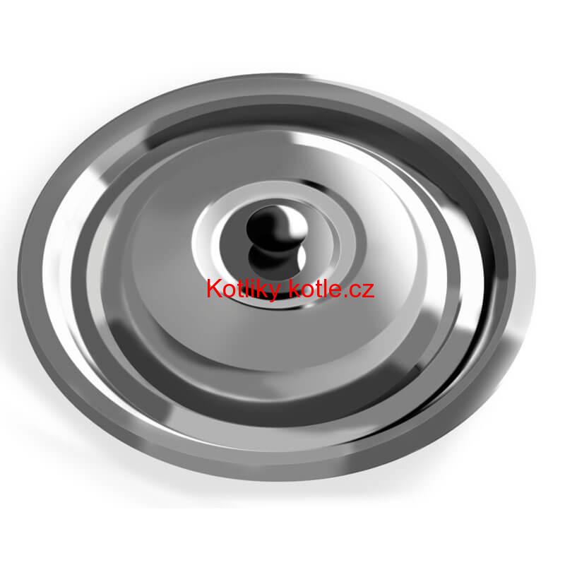 Smaltovaný kotlík 16 L + nerezová kotlina 39 INOX + misky 12 ks