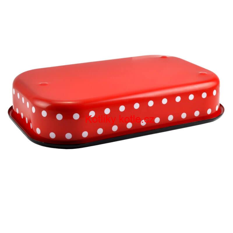 Smaltovaný pekáč 38 x 25,5 cm DECOR