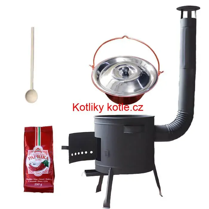Měděný kotlík 20 L (1,2 mm) + silnostěnná (1,5 mm) žáruvzdorná kotlina BALKY STRONG 42 PLUS 600
