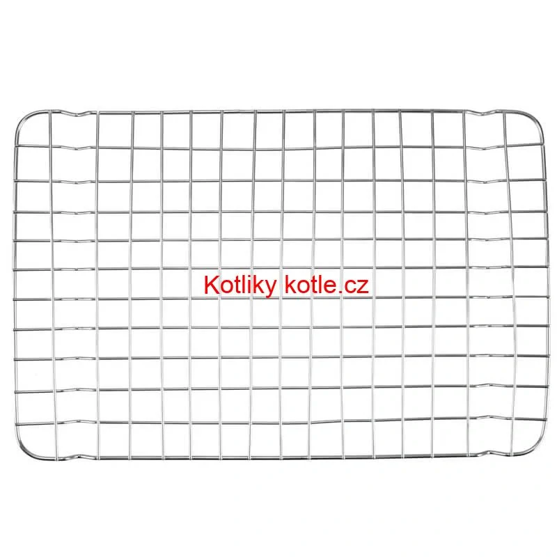 Nerezový rošt na pekáč na grilování a pečení 33 x 22 cm