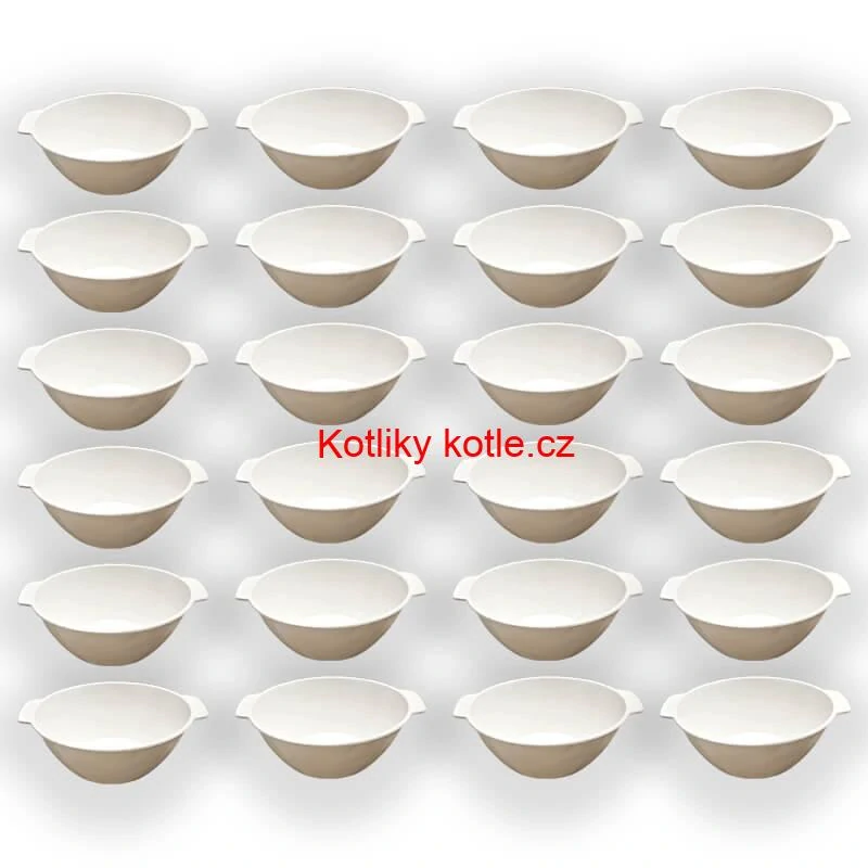 Sada 24 ks: Plastová miska na fajnový kotlíkový guláš a polévky – 500 ml
