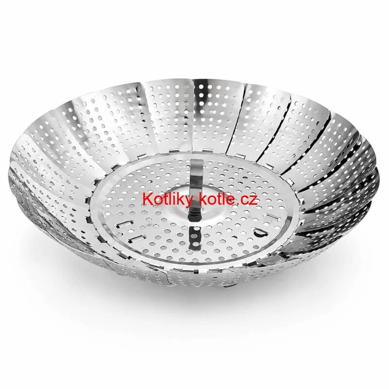 Nerezový skládací pařáček 16–28 cm