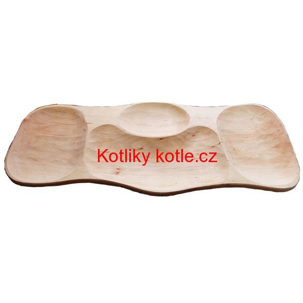 Servírovací dřevěný podnos