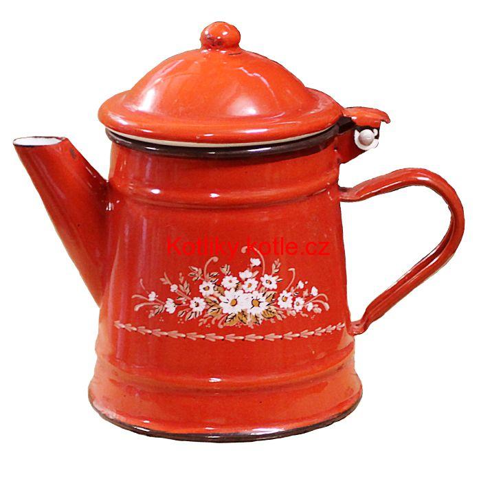 Smaltovaná konvice 0,5 L DEKO