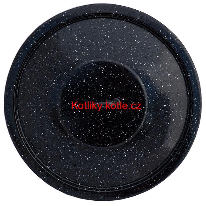 Smaltovaná poklice 31, 5 cm na 6 L. kotlíky BARA