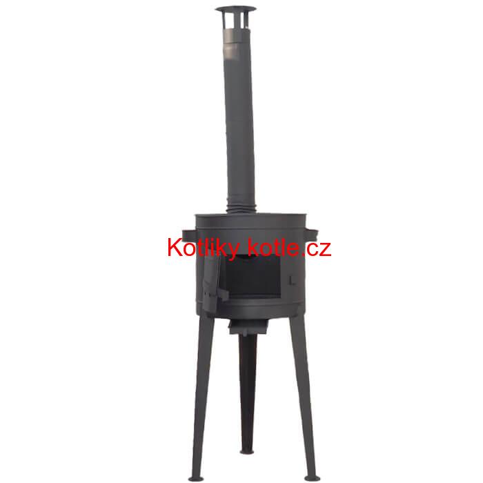 Vysoká kotlina 45 cm + žáruvzdorná barva PLUS 600