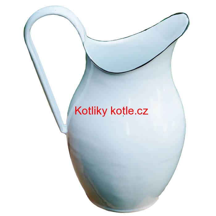 Smaltovaná konvice na vodu 2 L BÍLÁ
