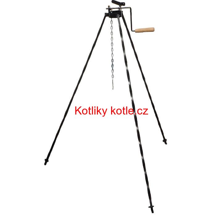 Stojan na kotlík s poistní kladkou 1,25 m VAR