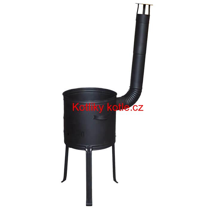 Kotlina 42 cm, vysoká + žáruvzdorná barva Plus 700