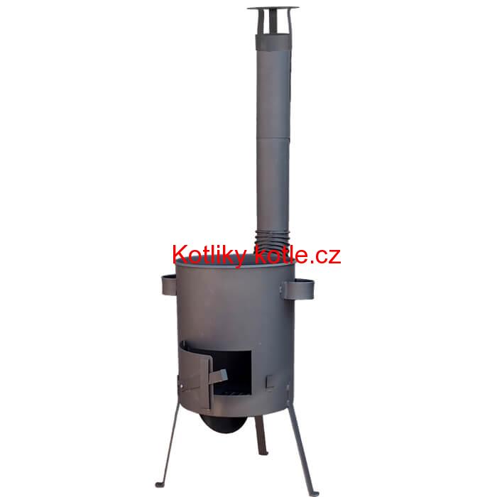 Kotlina 39 cm s žáruvzdornou barvou PLUS 600 4 MM