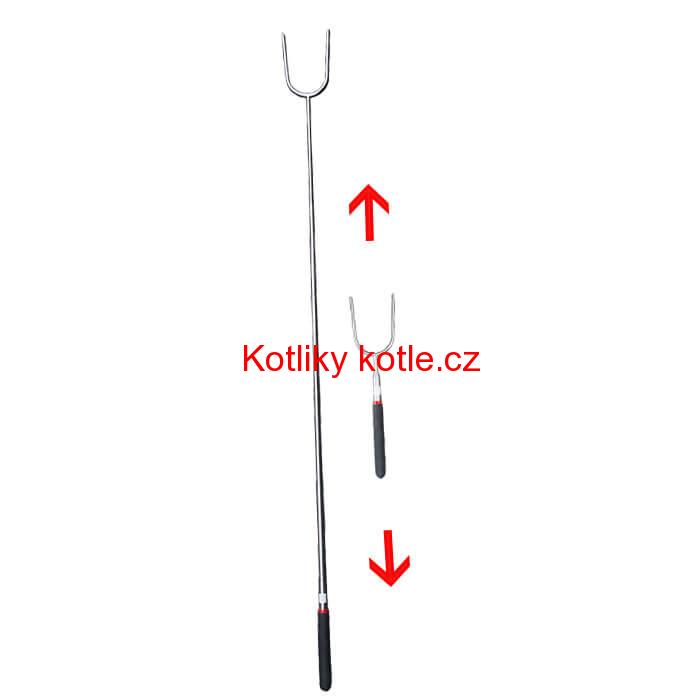 Vidlička na opékání 24,5 cm - 84,5 cm - teleskopická 1 ks