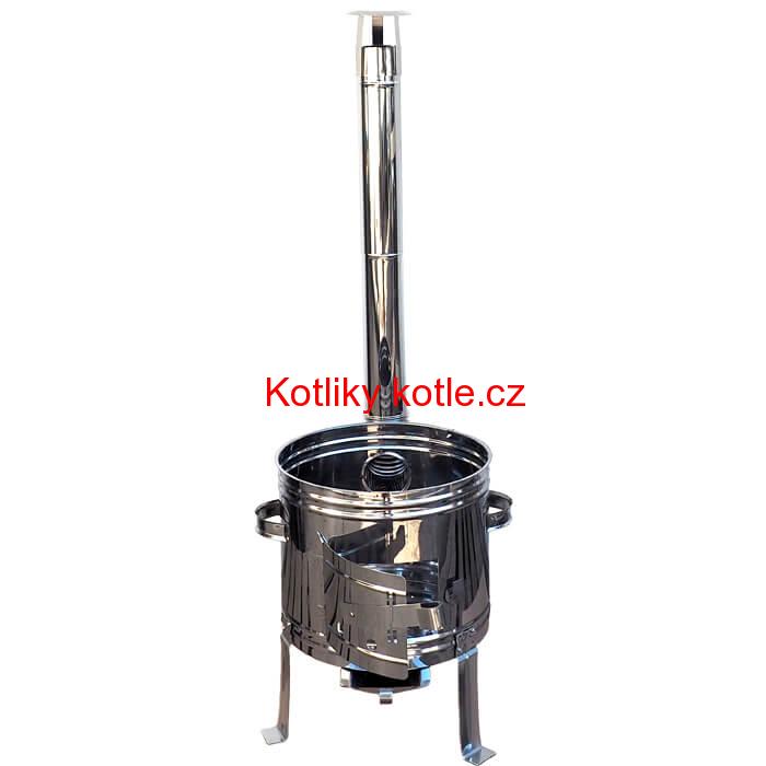 Nerezová kotlina s povrchovou antikorovou úpravou 36 cm INOX