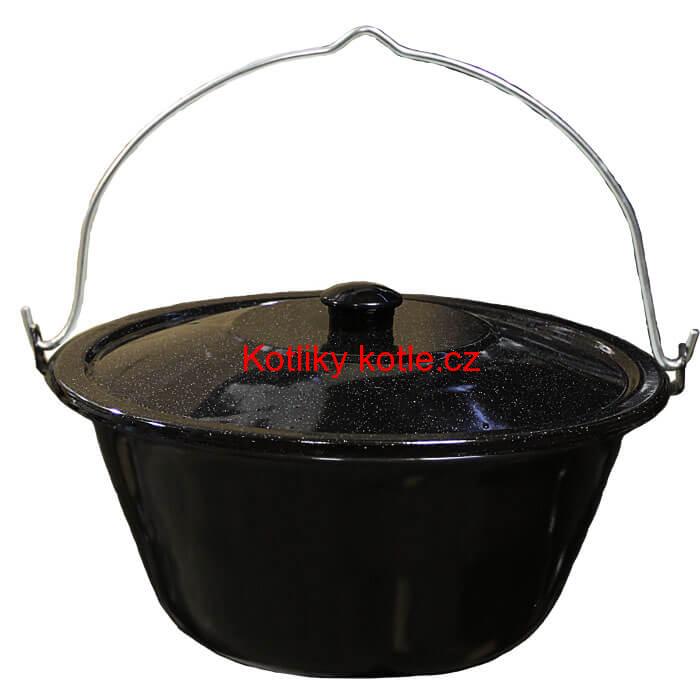 Smaltovaný kotlík 50 L + poklice