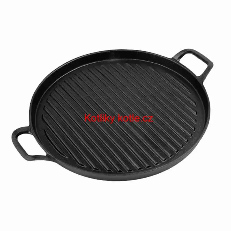 Litinová pánev na grilování 31 cm BBQ