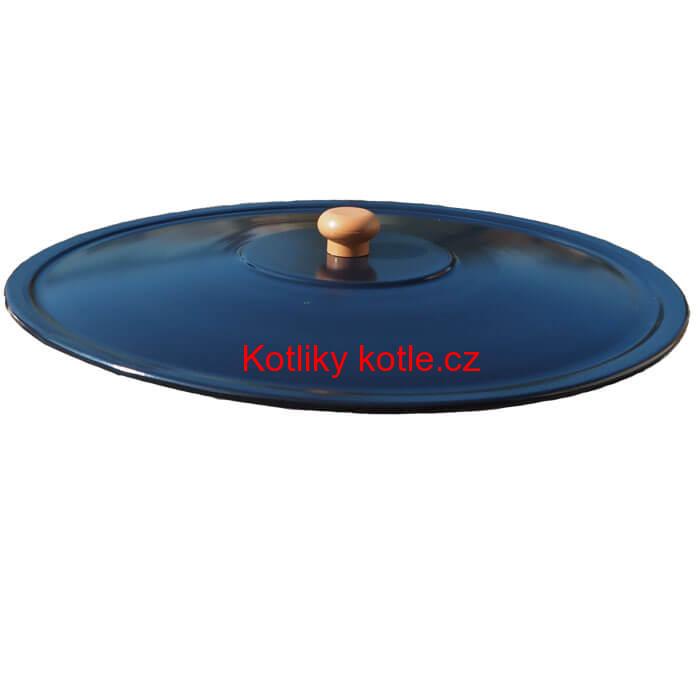 Smaltovaná poklice veliká 57 cm