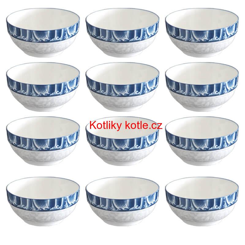 Keramické misky na servírování guláše 15 cm 12 ks