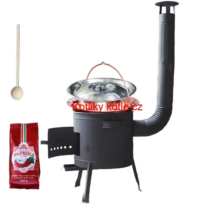 Měděný kotlík 20 L (1,2 mm) + silnostěnná (1,5 mm) žáruvzdorná kotlina BALKY STRONG 42 PLUS 600