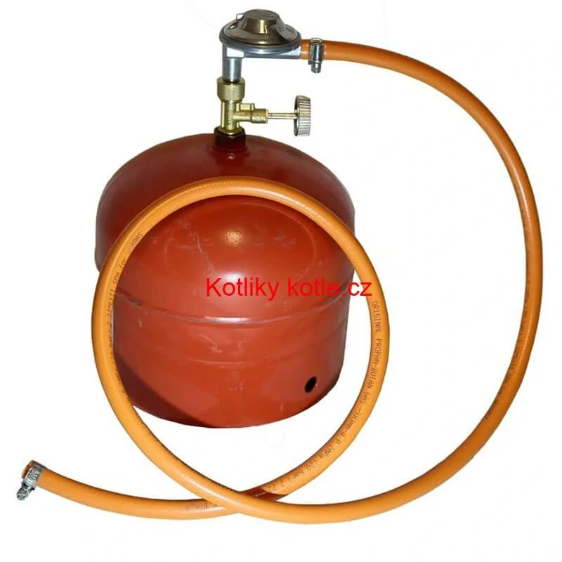 Regulátor tlaku plynu pro 2 kg PB láhev + hadice a ventil
