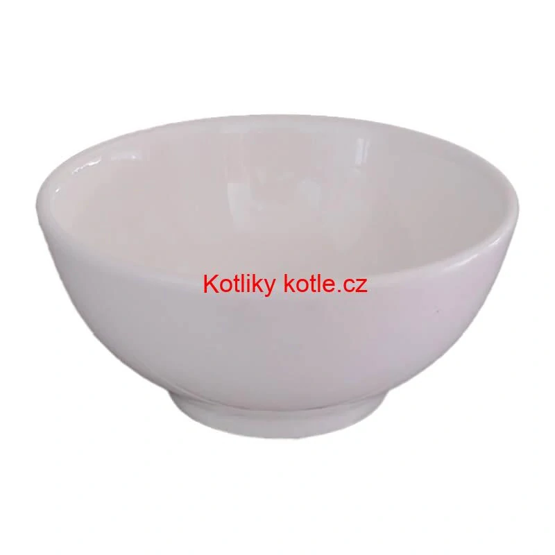 Keramická miska na servírování guláše 15 cm bílá