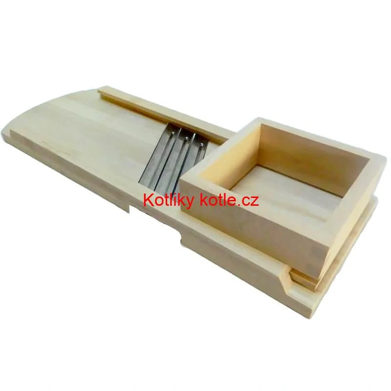 Ruční dřevěný kráječ zelí 3 nože 56 x 19 cm (malý)