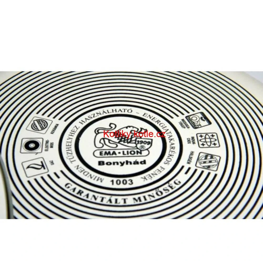 Smaltovaný hrnec s květinovým vzorem – Pomněnka 7,5 l + poklice