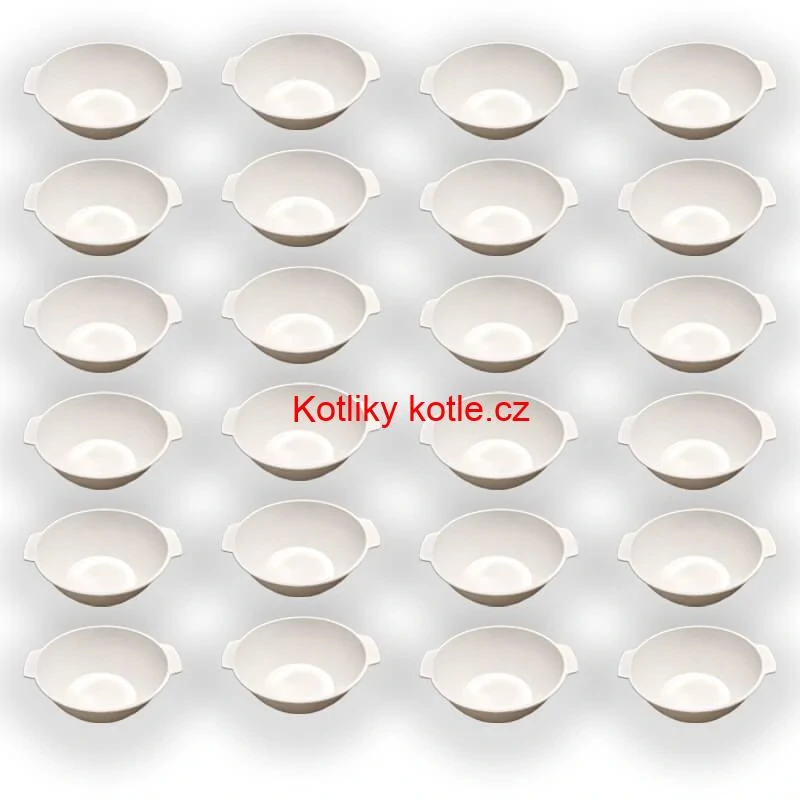 Sada 24 ks: Plastová miska na fajnový kotlíkový guláš a polévky – 750 ml