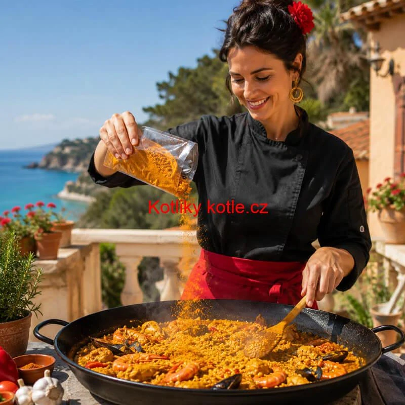 PAELLA pepř 50g - španělská kořenová směs s kurkumou a česnekem - Chuť Rizota a Rýžových Jídel