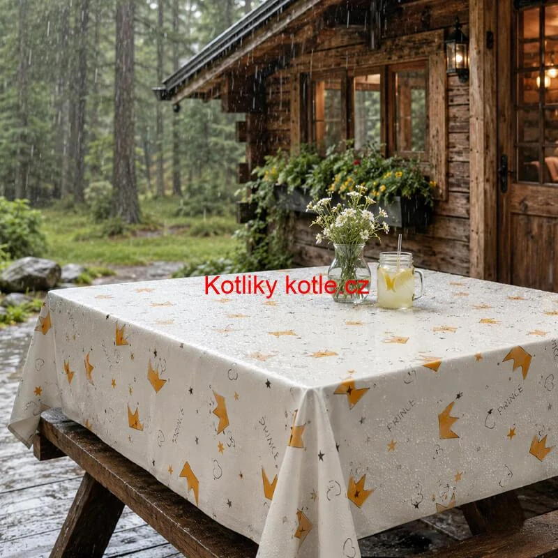 Dětský omyvatelný PEVA ubrus Prince 137 × 183 cm