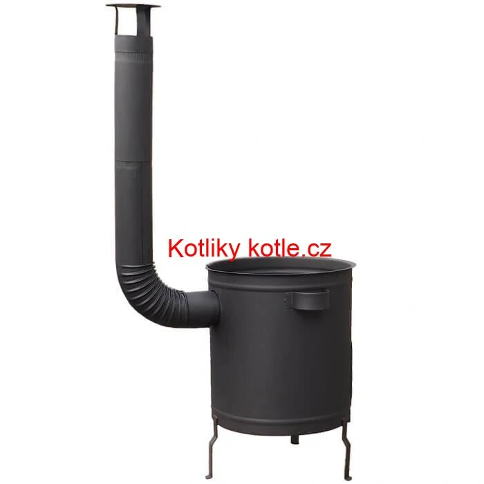 Silnostěnná kotlina 56 cm (2 mm) STRONG + žáruvzdorná barva Plus 600