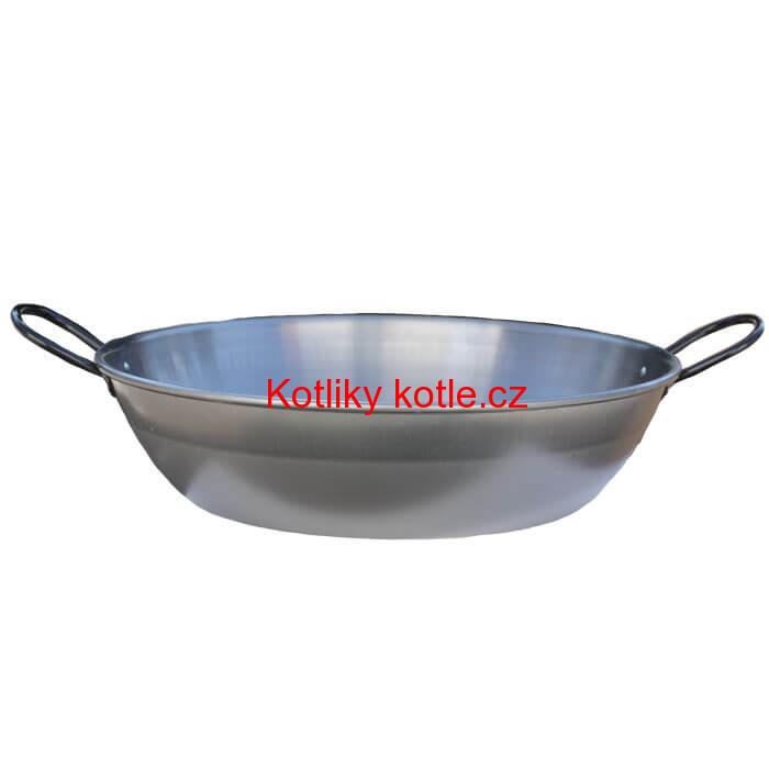 Pánev 40 cm ocelová vysoká