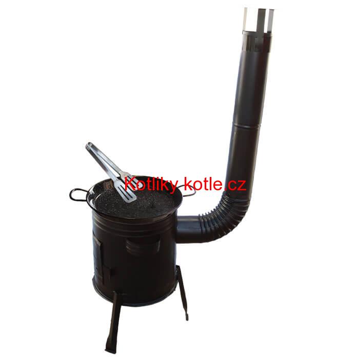 Smaltovaná pánev Paella, průměr 38 cm s kovovou kotlinou Classic průměr 36 cm
