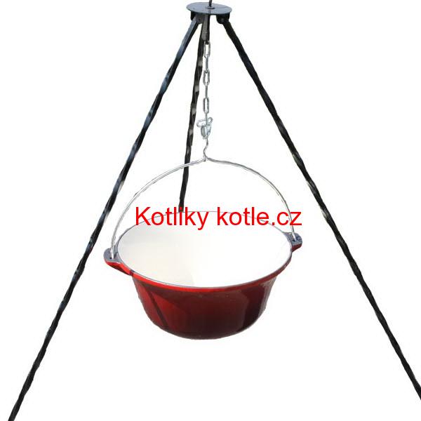 Litinový kotlík 16 L - smaltovaný povrch