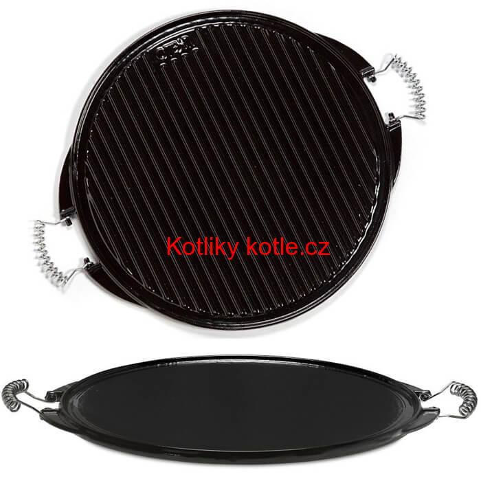 Litinová grilovací deska VACA SMALT 43 cm