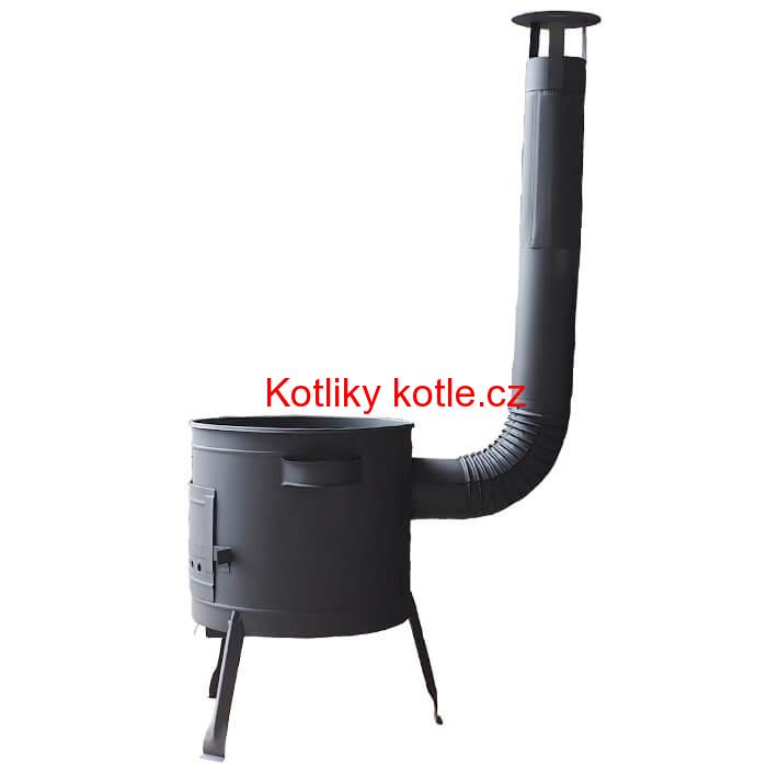 Kotlina pod kotlíky 36 cm + žáruvzdorná barva Plus 600