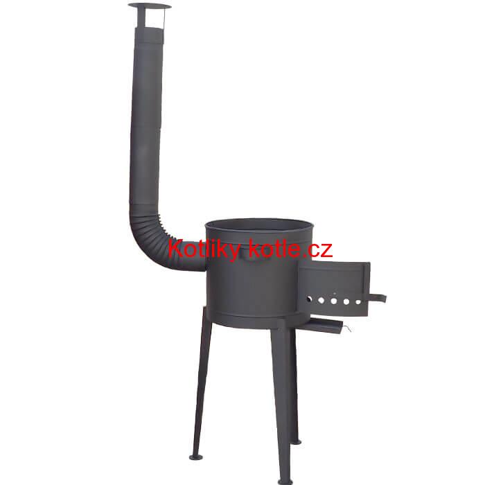 Vysoká kotlina 45 cm + žáruvzdorná barva PLUS 600