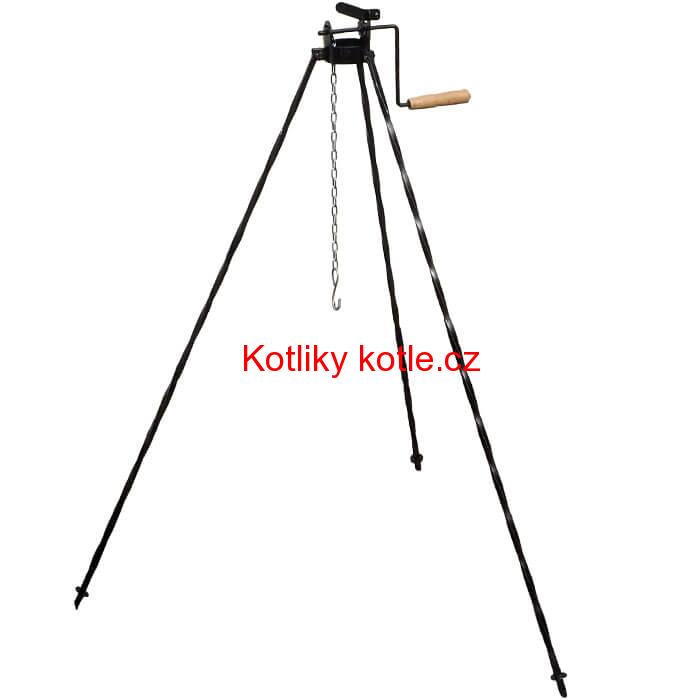Stojan na kotlík s poistní kladkou 1,25 m VAR