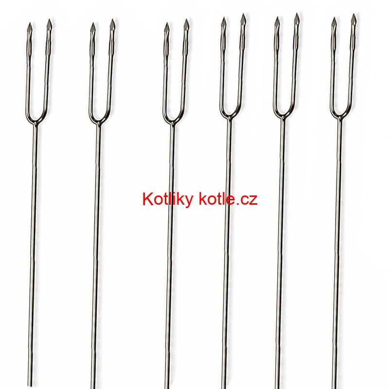 Vidličky na opékání 90 cm, 6 ks NEREZ