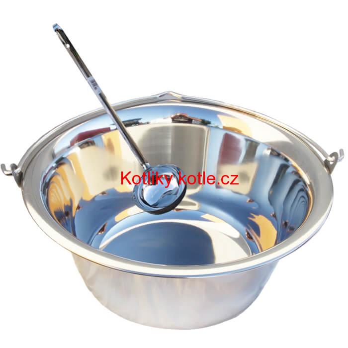 Antikorový kotlík 14 L (0,8 mm) + antikórová naběračka