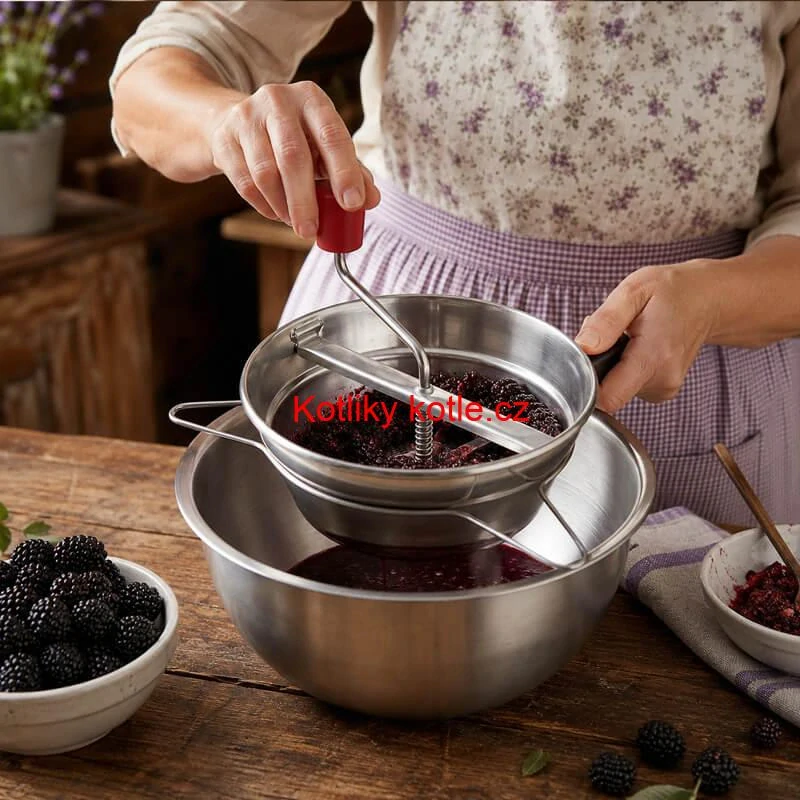 Nerezový pasírovač ORIGINAL – 3 výměnné nástavce