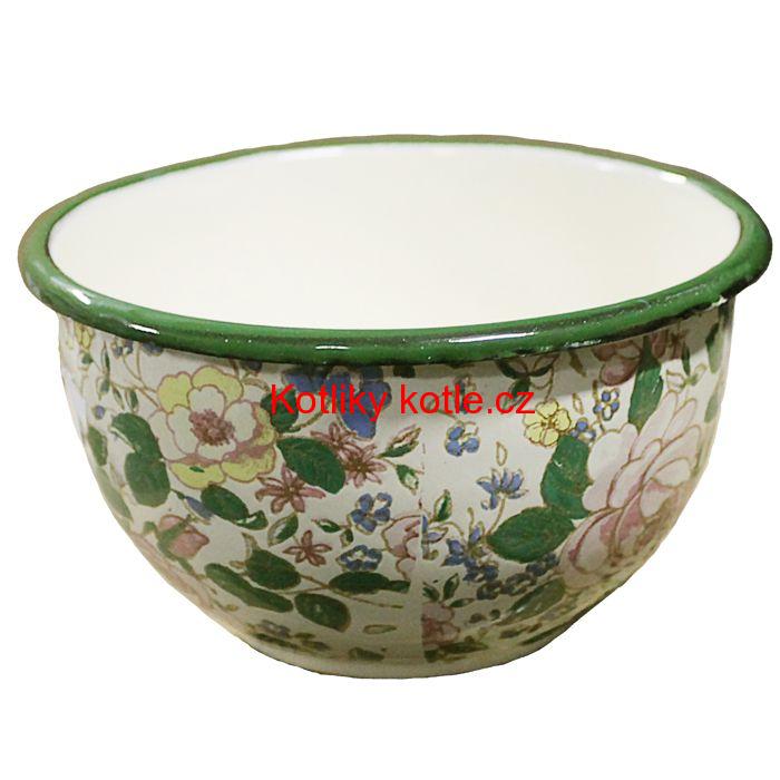 Smaltovaná vzorovaná miska 15 cm DECOR