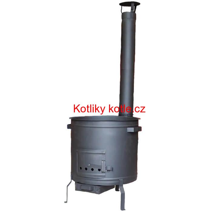 Kotlina pod kotle a kotlíky 56 cm PLUS 600 + žáruvzdorná barva PLUS 600 ° C